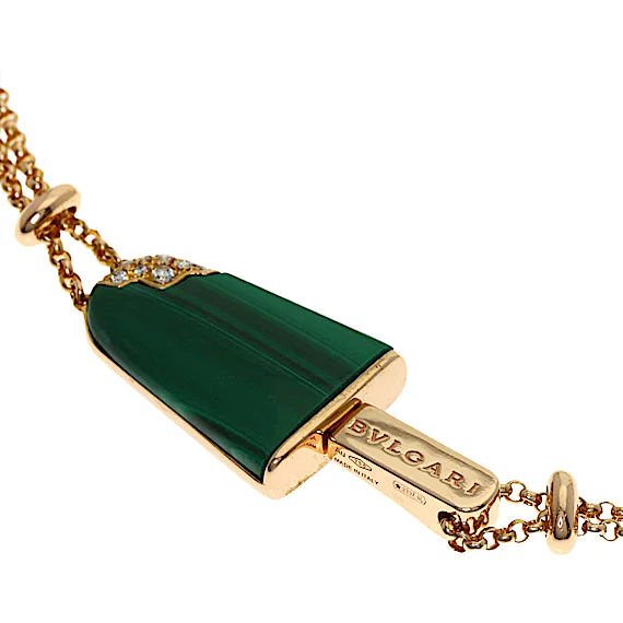 Bvlgari Bulgari Gelati Malachite Diamond Bracelet RN0000868 Bvlgari Bulgari Gelati Malachite Diamond Bracelet RN0000868