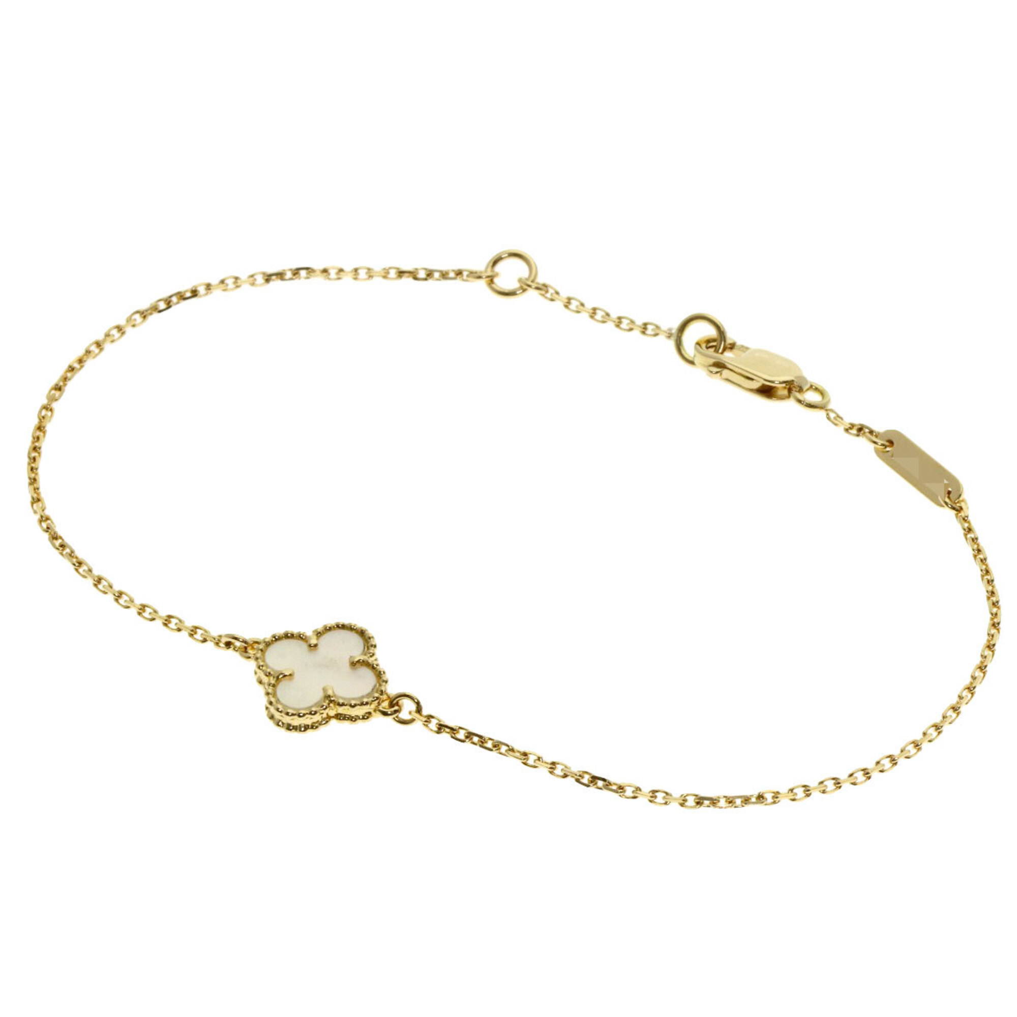 Van Cleef & Arpels Sweet Alhambra Mother of Pearl Bracelet RN0000869