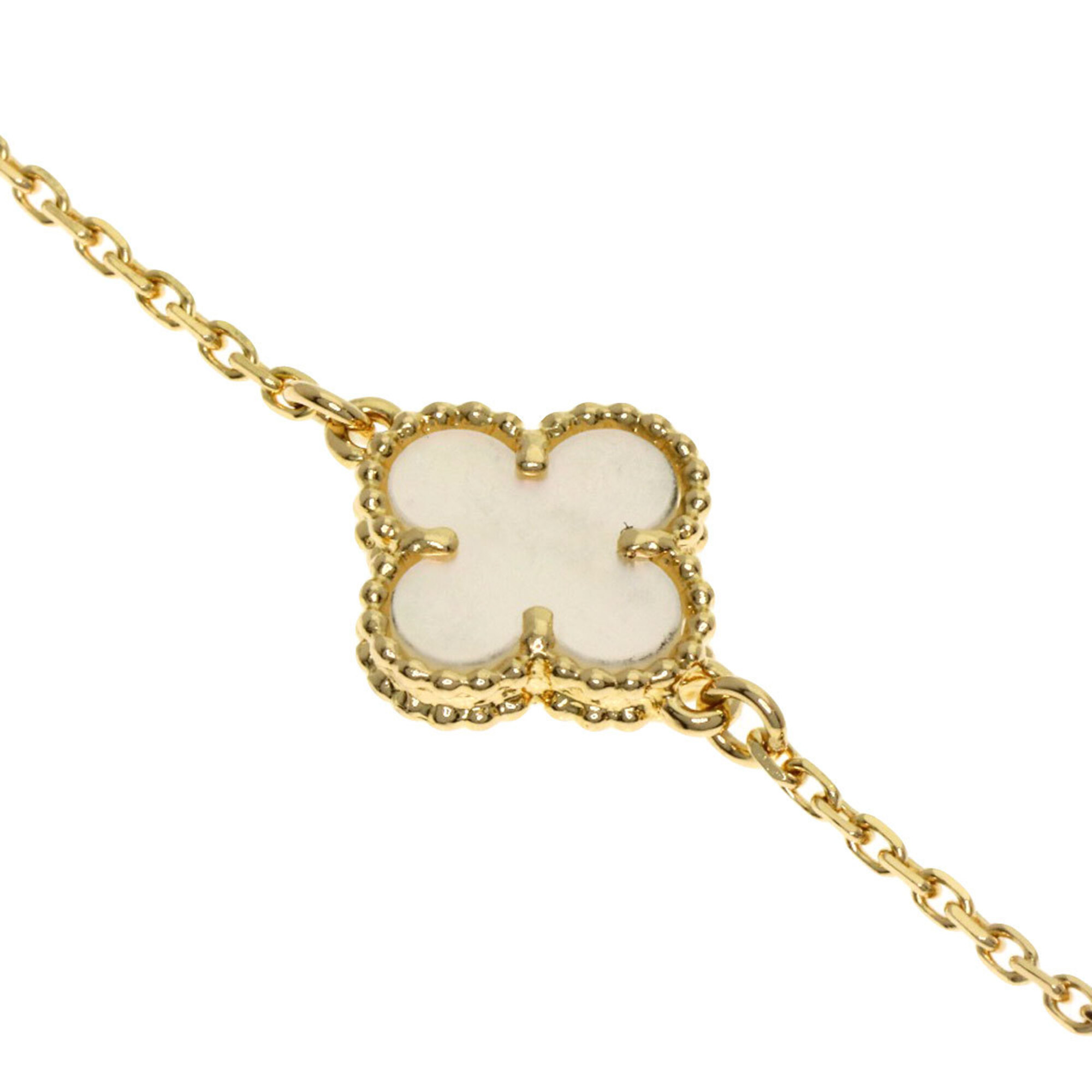 Van Cleef & Arpels Sweet Alhambra Mother of Pearl Bracelet RN0000869