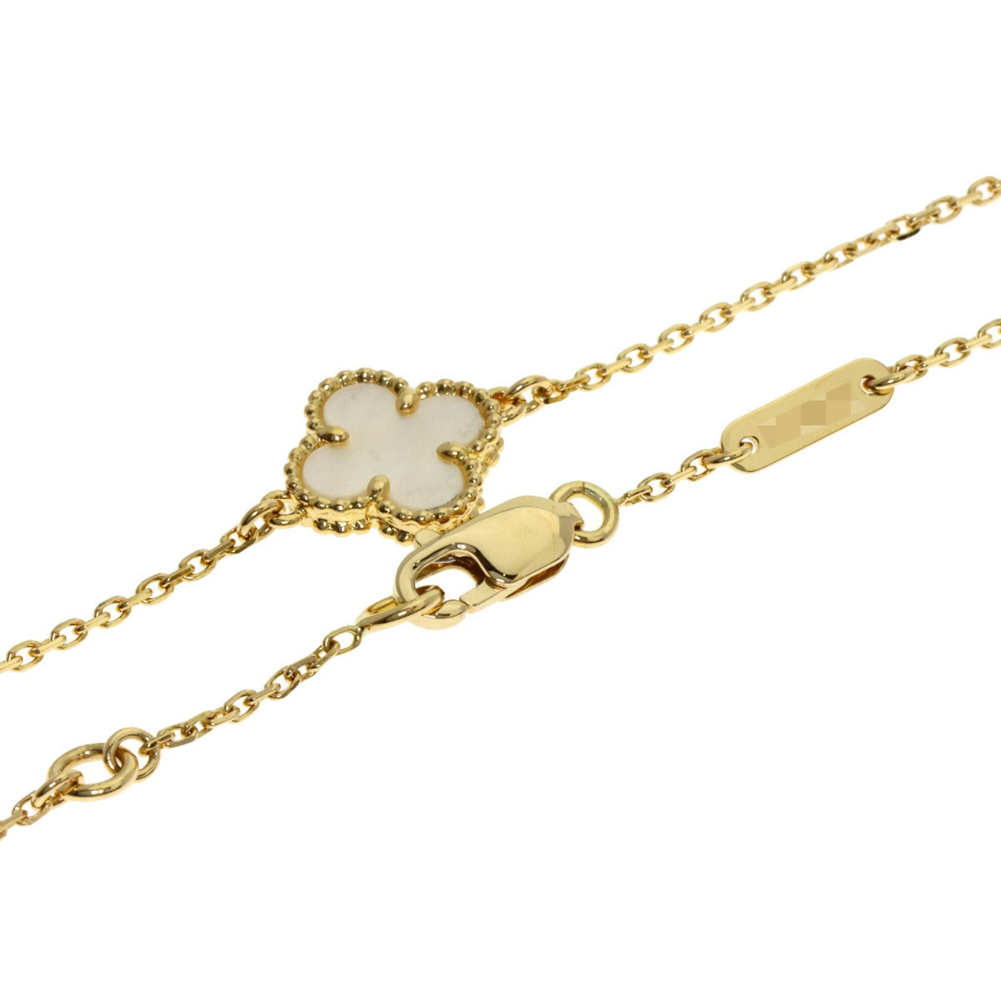 Van Cleef & Arpels Sweet Alhambra Mother of Pearl Bracelet RN0000869