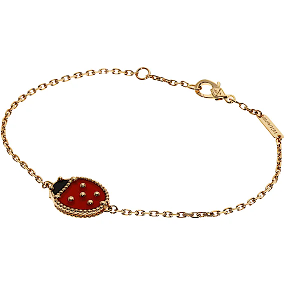 Van Cleef & Arpels Van Cleef & Arpels Lucky Spring Onyx Carnelia RN0000870 Van Cleef & Arpels Van Cleef & Arpels Lucky Spring Onyx Carnelia RN0000870