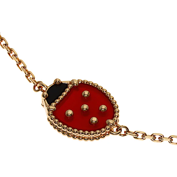 Van Cleef & Arpels Van Cleef & Arpels Lucky Spring Onyx Carnelia RN0000870 Van Cleef & Arpels Van Cleef & Arpels Lucky Spring Onyx Carnelia RN0000870