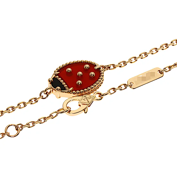 Van Cleef & Arpels Van Cleef & Arpels Lucky Spring Onyx Carnelia RN0000870 Van Cleef & Arpels Van Cleef & Arpels Lucky Spring Onyx Carnelia RN0000870