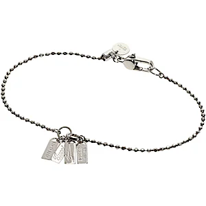 Gucci Gucci Logo Plate Bracelet 18K White Gold Wome RN0000871 Gucci Gucci Logo Plate Bracelet 18K White Gold Wome RN0000871