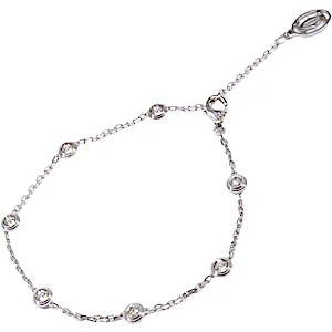 Cartier Cartier 750WG Damour 7P Diamond Bracelet RN0000874 Cartier Cartier 750WG Damour 7P Diamond Bracelet RN0000874