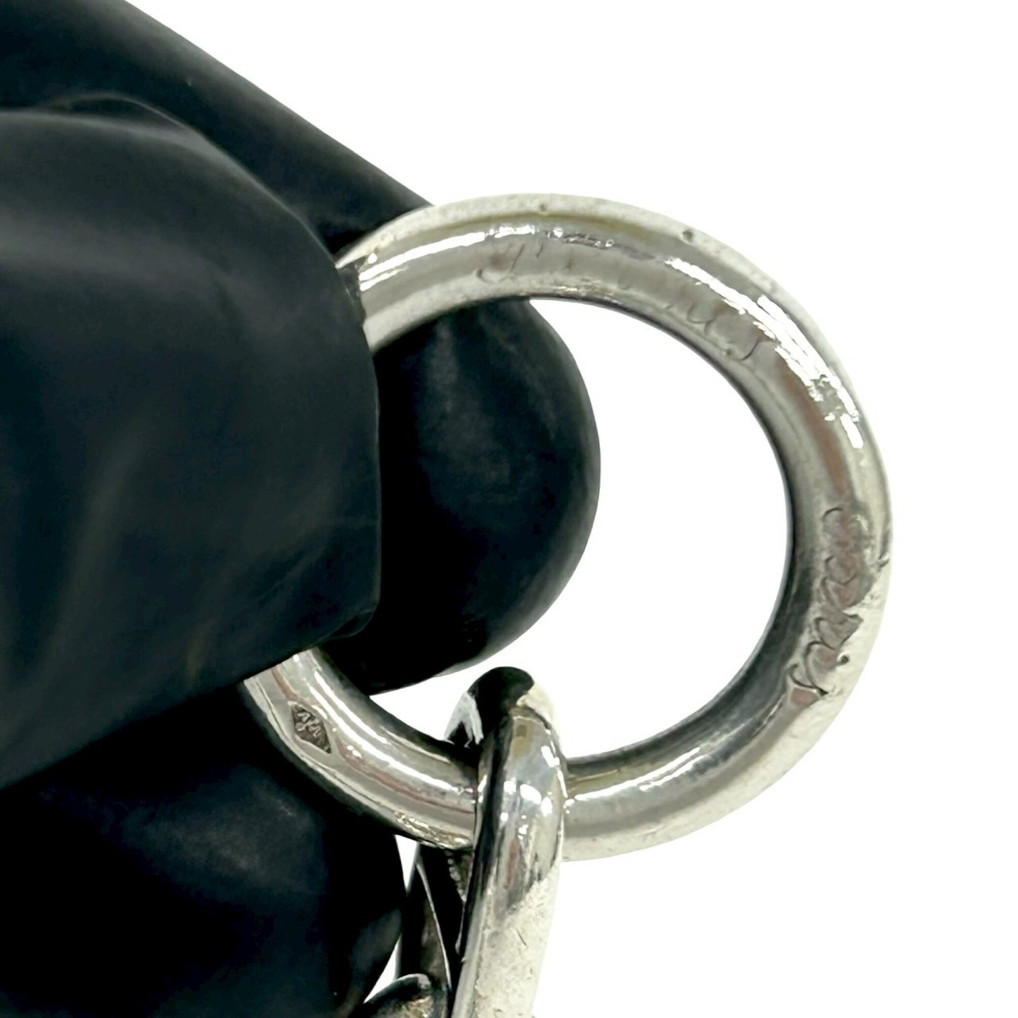 Hermès HERMES Chaine d'Ancre MM Script Logo Sterling RN0000882