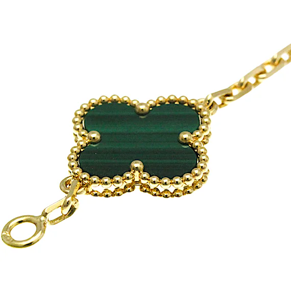 Van Cleef & Arpels Vintage Alhambra Charm Bracelet RN0000892 Van Cleef & Arpels Vintage Alhambra Charm Bracelet RN0000892
