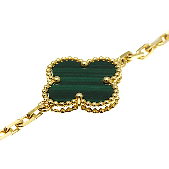 Van Cleef & Arpels Vintage Alhambra Charm Bracelet RN0000892 Van Cleef & Arpels Vintage Alhambra Charm Bracelet RN0000892