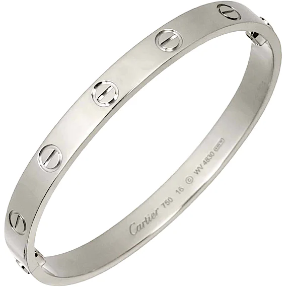 Cartier Cartier Love Bracelet #16 18K WG RN0000898 Cartier Cartier Love Bracelet #16 18K WG RN0000898