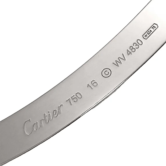 Cartier Cartier Love Bracelet #16 18K WG RN0000898 Cartier Cartier Love Bracelet #16 18K WG RN0000898