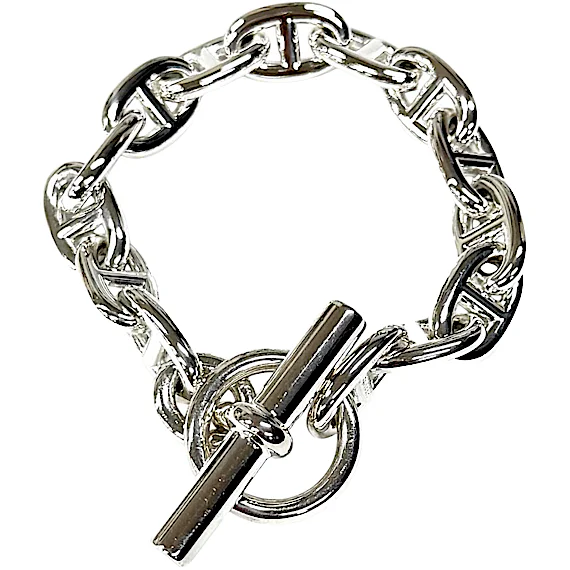 Hermès Chaine d'Ancre MM 925 Bracelet RN0000942 Hermès Chaine d'Ancre MM 925 Bracelet RN0000942