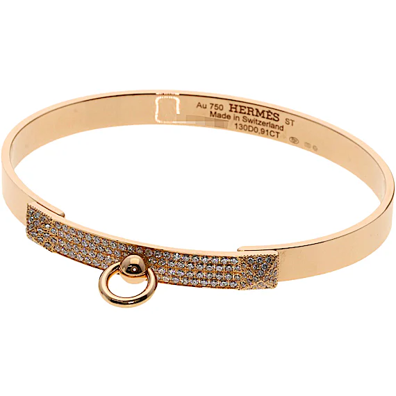 Hermès Collier de Chien Diamond ST Bracelet RN0000951 Hermès Collier de Chien Diamond ST Bracelet RN0000951