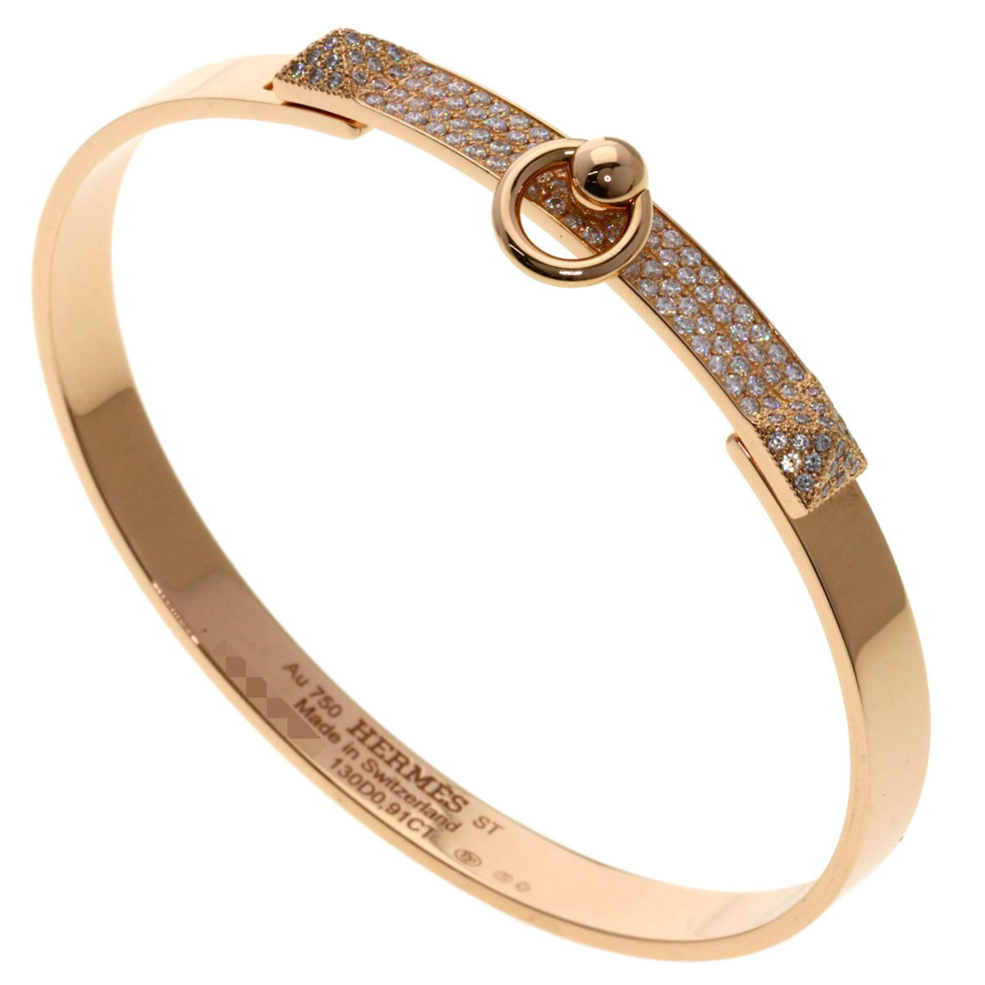 Hermès Collier de Chien Diamond ST Bracelet RN0000951