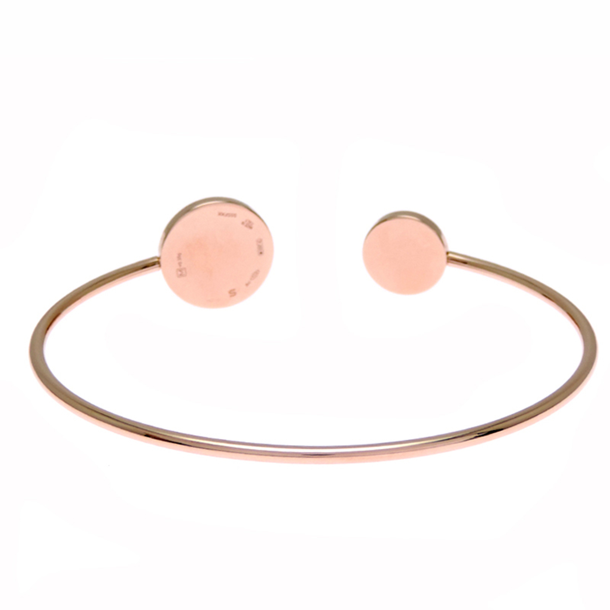 Bvlgari Bvlgari Bracelet Onyx #S Women's 750 Pink Gol RN0001008