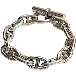 Hermès Chaine d'Ancre GM 12-link silver bracelet RN0001009 Hermès Chaine d'Ancre GM 12-link silver bracelet RN0001009