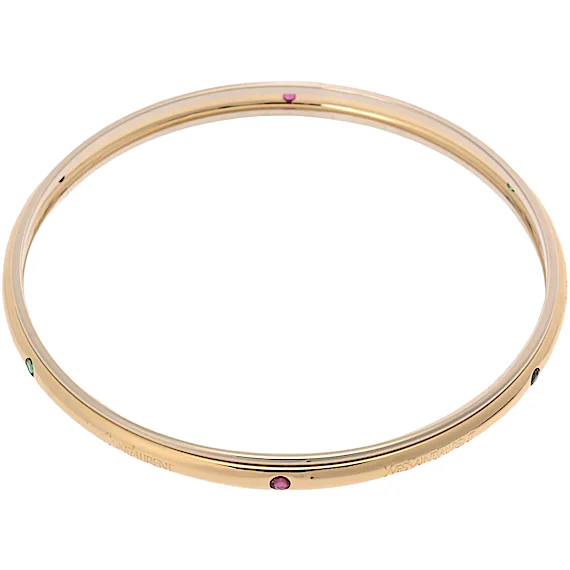 Saint Laurent Emerald Multi-Stone Bracelet RN0001036 Saint Laurent Emerald Multi-Stone Bracelet RN0001036