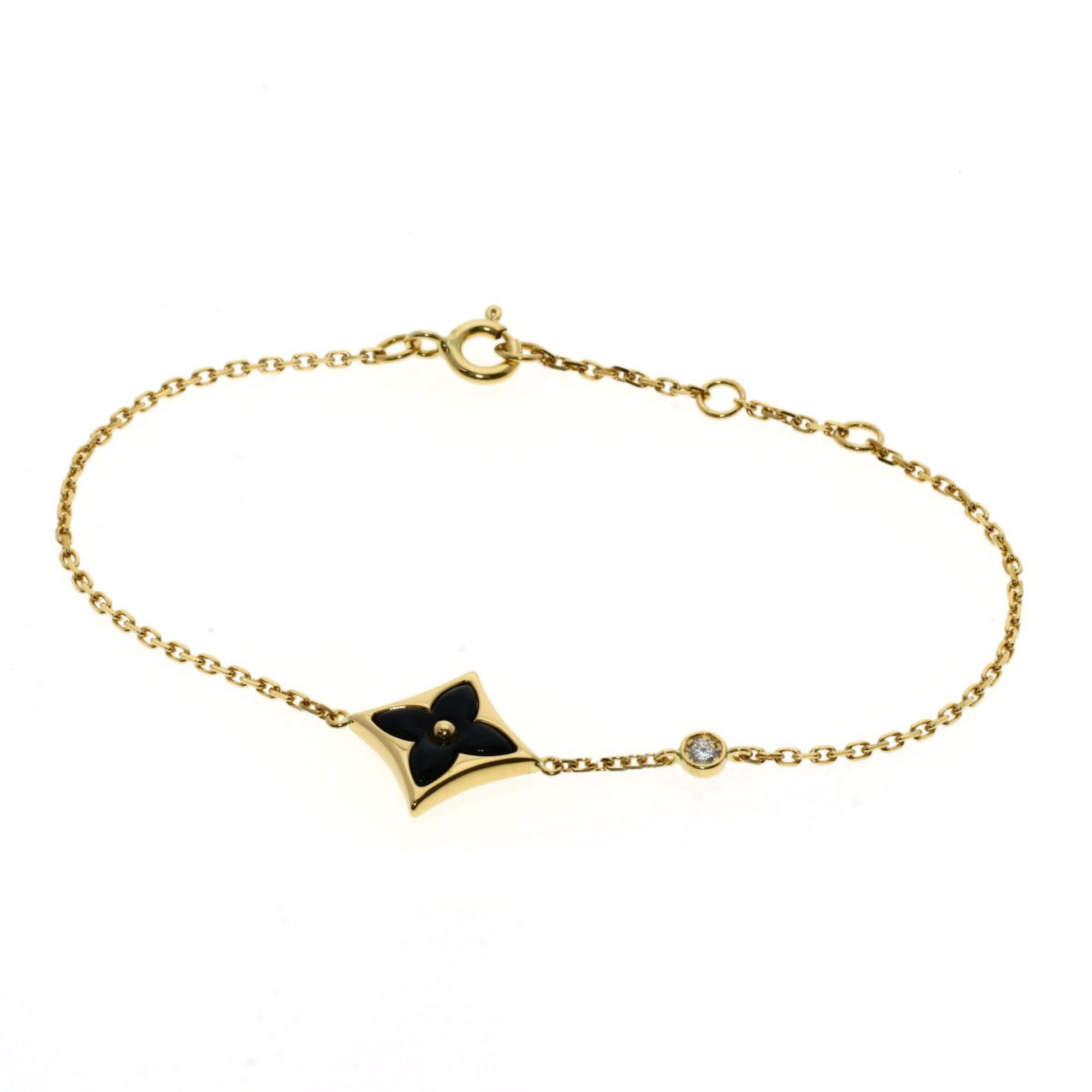 Louis Vuitton Star Blossom 1P Diamond K18 Yellow Gold RN0001047