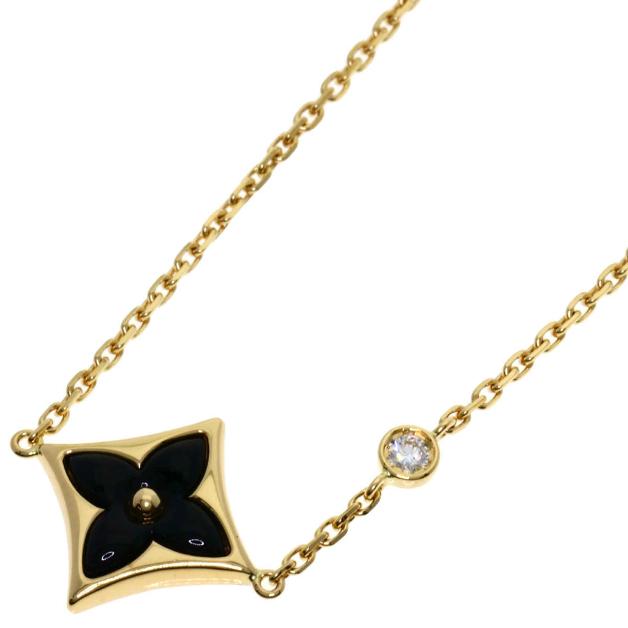 Louis Vuitton Star Blossom 1P Diamond K18 Yellow Gold RN0001047