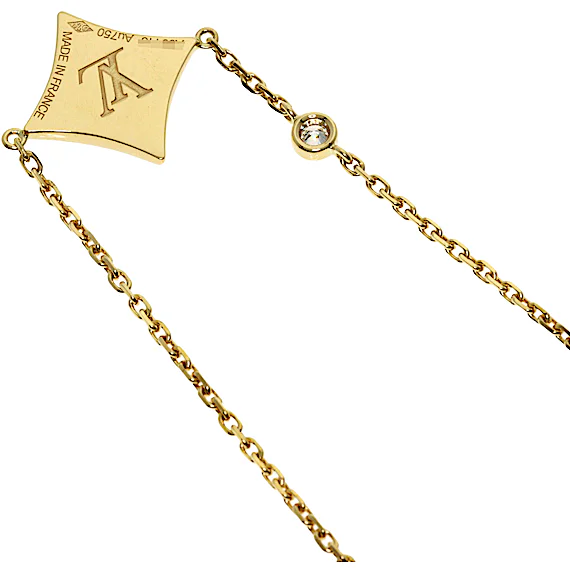 Louis Vuitton Star Blossom 1P Diamond K18 Yellow Gold RN0001047 Louis Vuitton Star Blossom 1P Diamond K18 Yellow Gold RN0001047