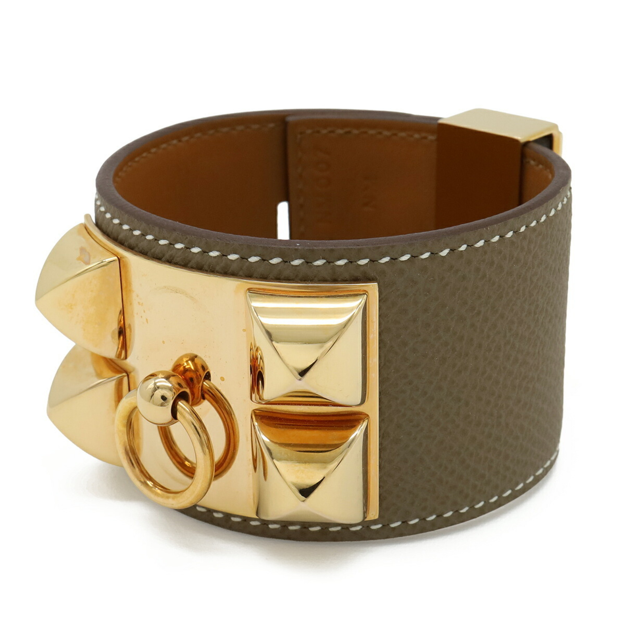 Hermès Collier de Chien Medor Bracelet Bangle RN0001103