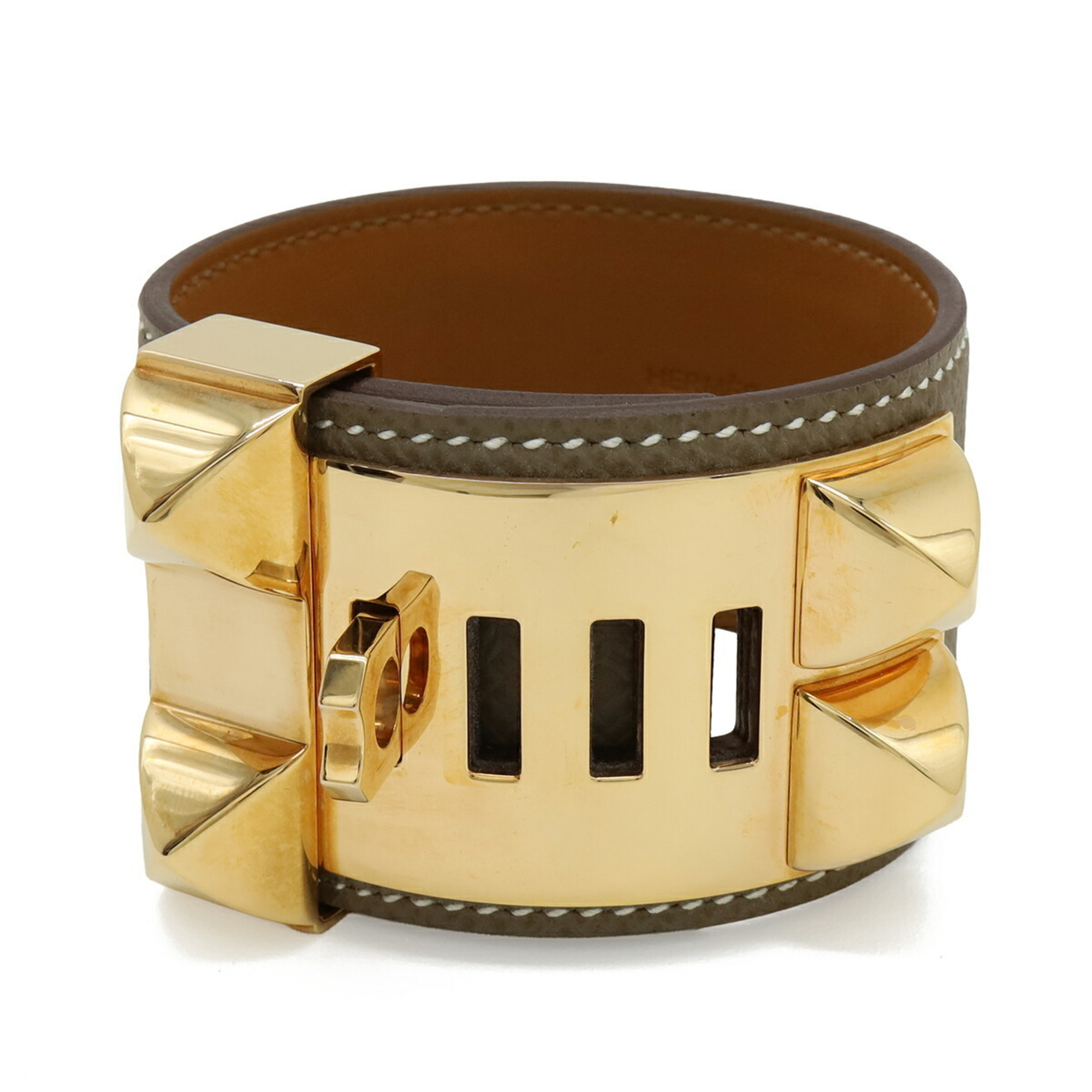 Hermès Collier de Chien Medor Bracelet Bangle RN0001103