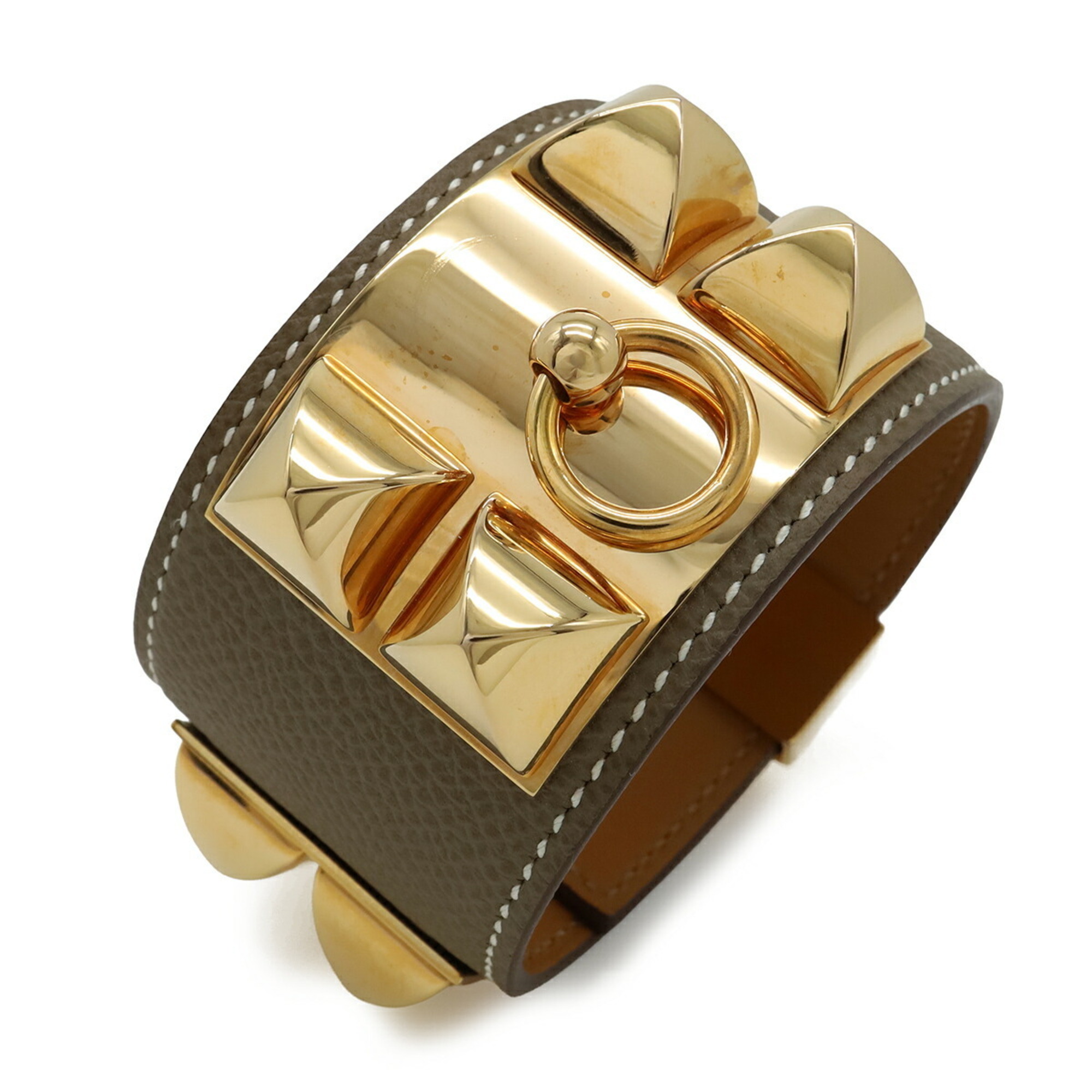 Hermès Collier de Chien Medor Bracelet Bangle RN0001103