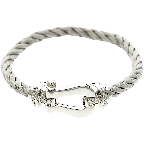Fred Fred Force 10 Bracelet With Half Diamonds RN0001145 Fred Fred Force 10 Bracelet With Half Diamonds RN0001145