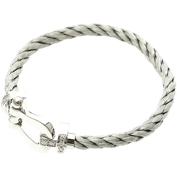 Fred Fred Force 10 Bracelet With Half Diamonds RN0001145 Fred Fred Force 10 Bracelet With Half Diamonds RN0001145