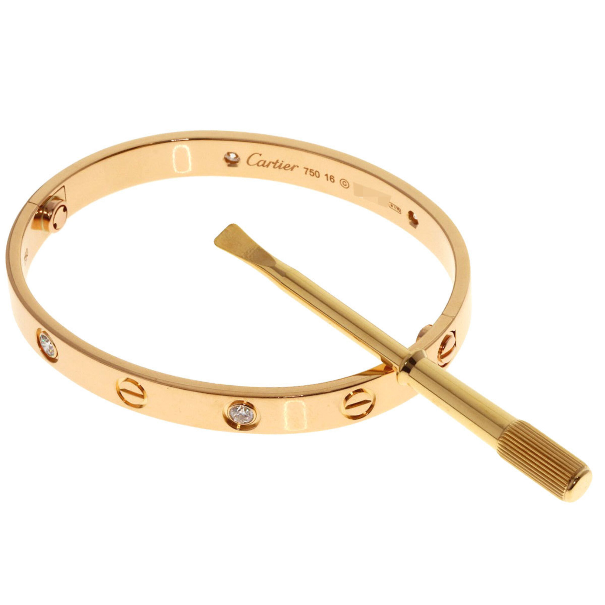 Cartier Love Bracelet Classic Half Diamond RN0001154