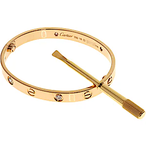 Cartier Love Bracelet Classic Half Diamond RN0001154 Cartier Love Bracelet Classic Half Diamond RN0001154