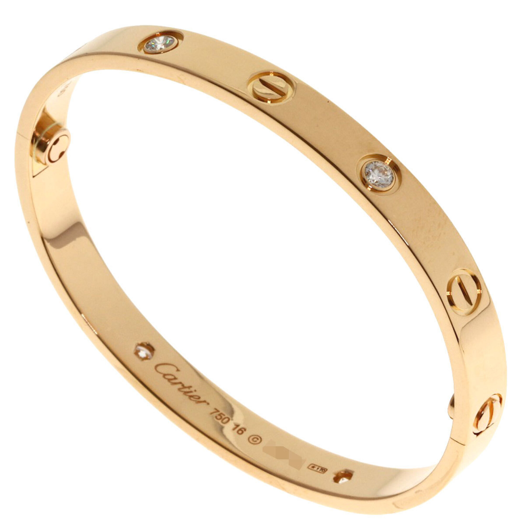 Cartier Love Bracelet Classic Half Diamond RN0001154