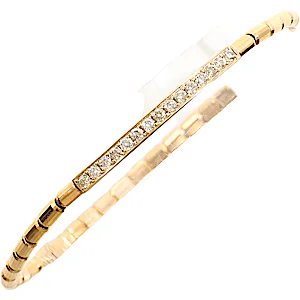 Unbranded 18K Pink Gold Bracelet with Diamonds RN0001243 Unbranded 18K Pink Gold Bracelet with Diamonds RN0001243