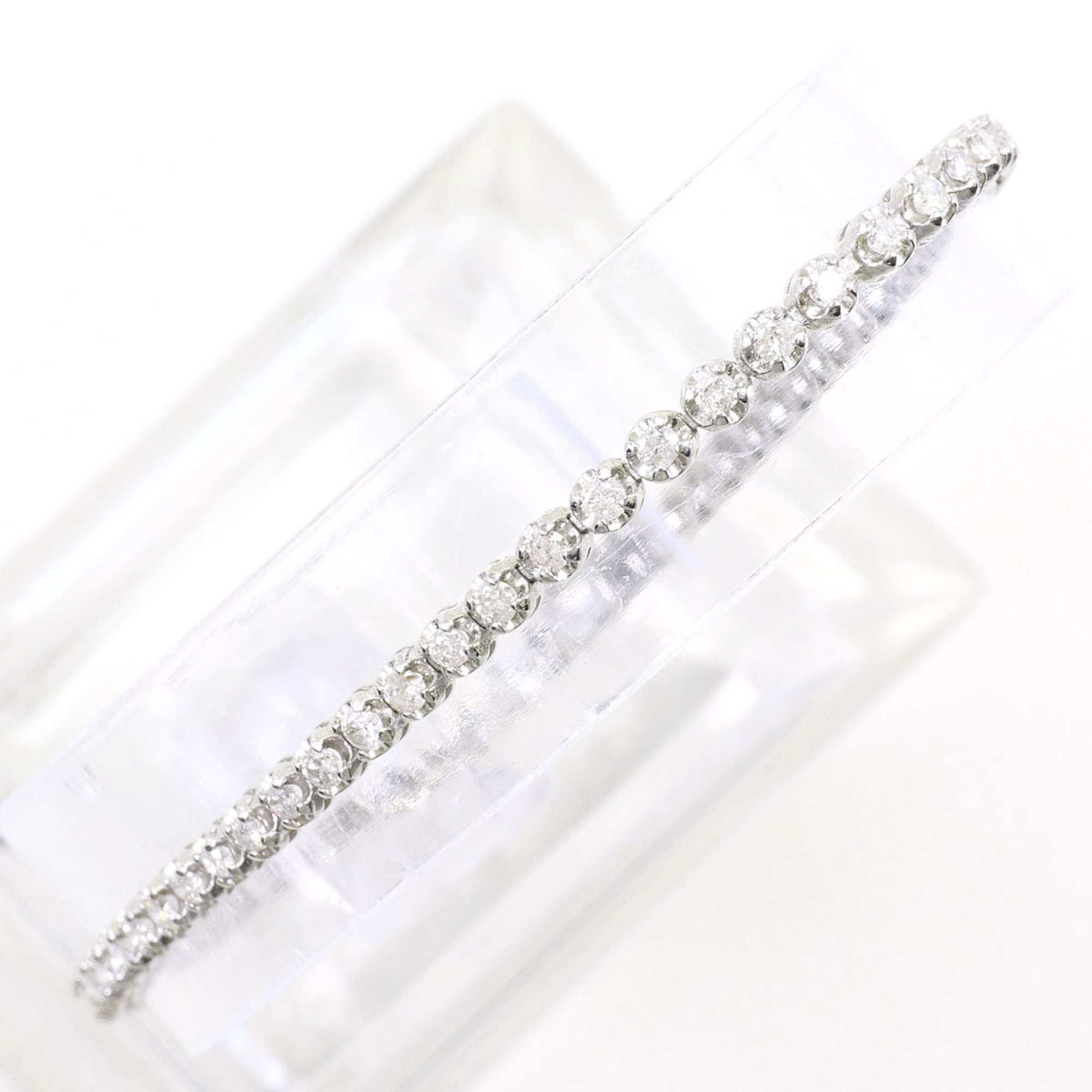 Unbranded 18K White Gold Diamond Bracelet RN0001244