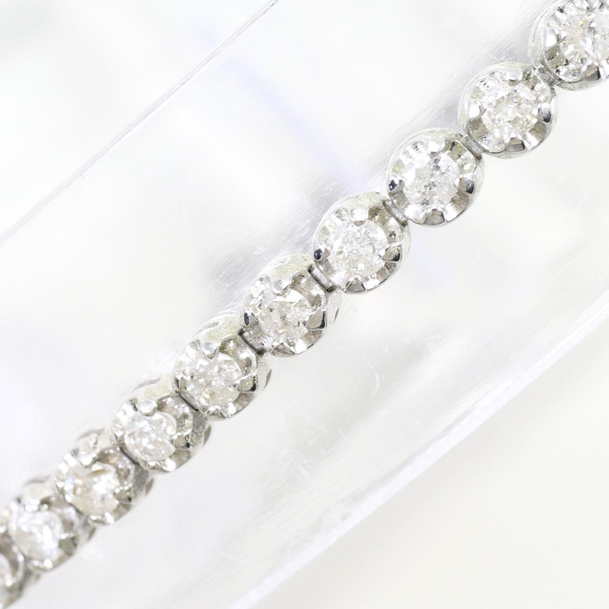 Unbranded 18K White Gold Diamond Bracelet RN0001244