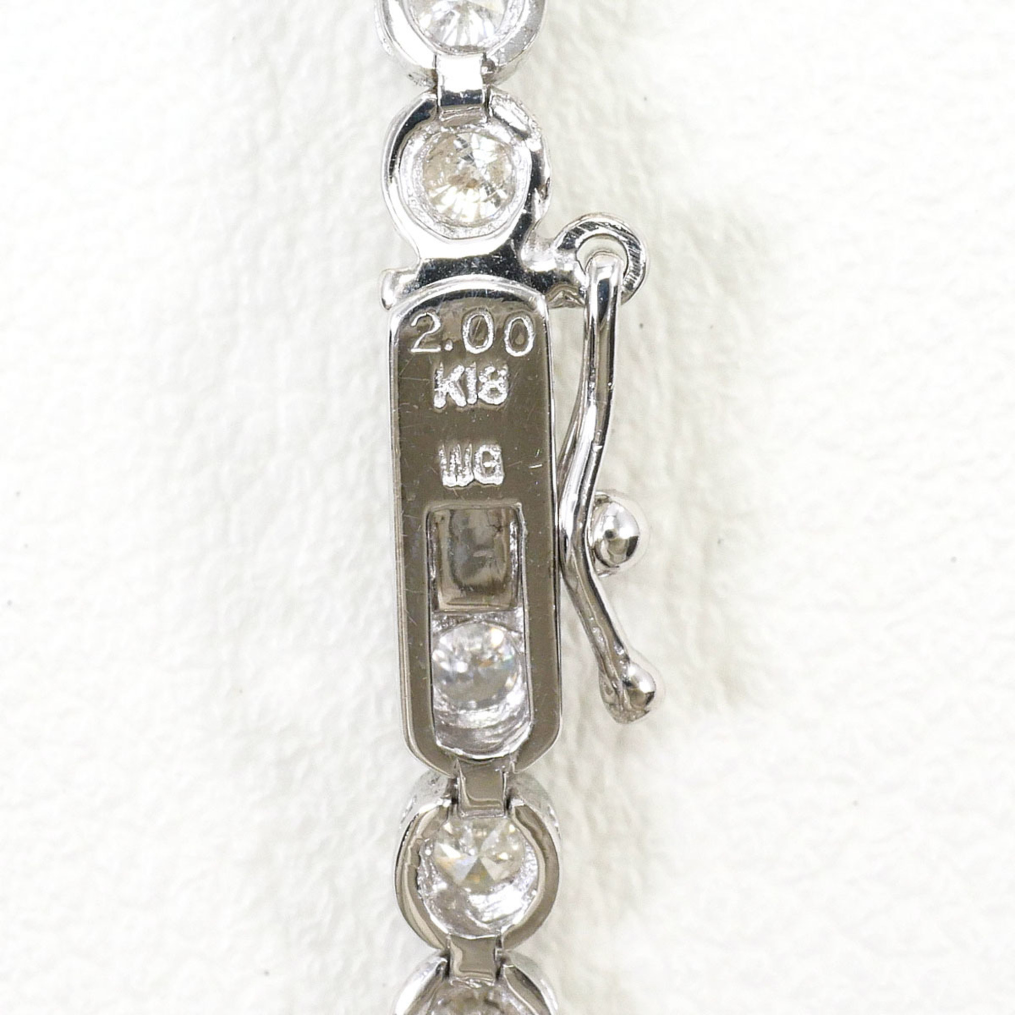 Unbranded 18K White Gold Diamond Bracelet RN0001244
