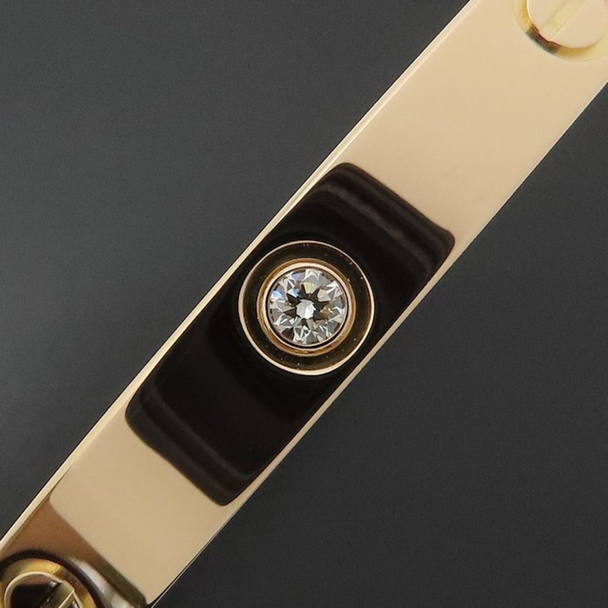 Cartier Love Bracelet Bangle, Half Diamond 4P RN0001258