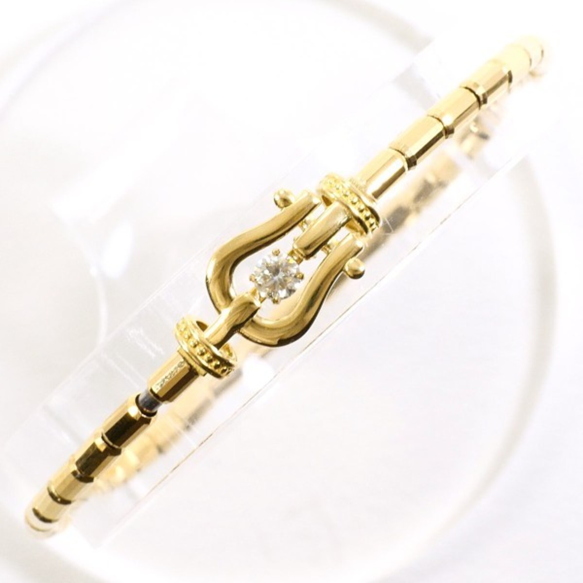 Unbranded 18K Yellow Gold Diamond Bracelet RN0001263
