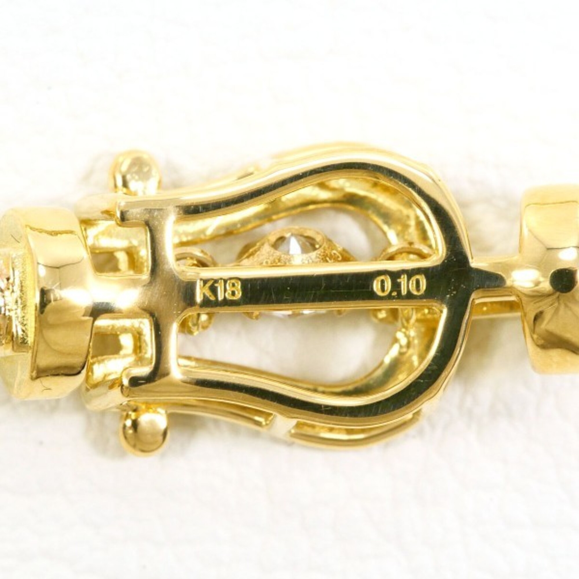 Unbranded 18K Yellow Gold Diamond Bracelet RN0001263