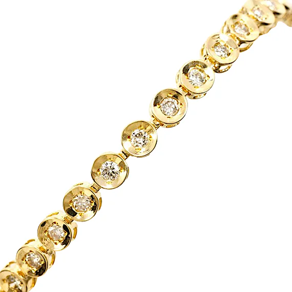 Unbranded 18K Yellow Gold Diamond Bracelet RN0001264 Unbranded 18K Yellow Gold Diamond Bracelet RN0001264