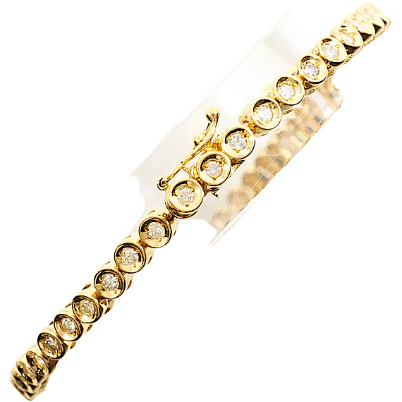 Unbranded 18K Yellow Gold Diamond Bracelet RN0001267 Unbranded 18K Yellow Gold Diamond Bracelet RN0001267