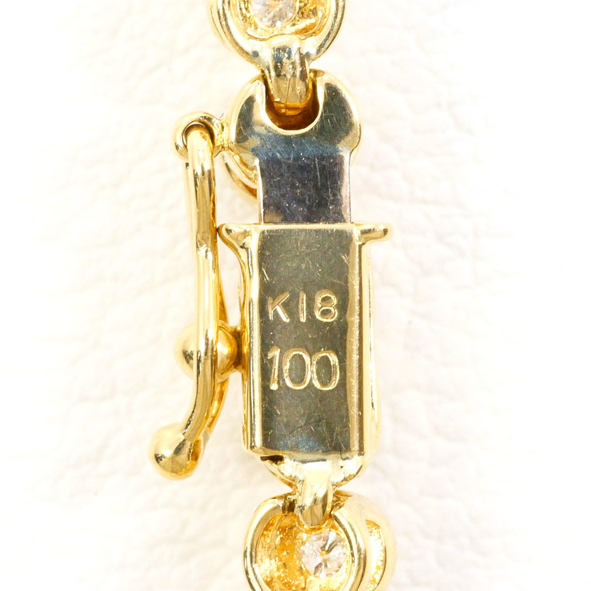 Unbranded 18K Yellow Gold Diamond Bracelet RN0001267