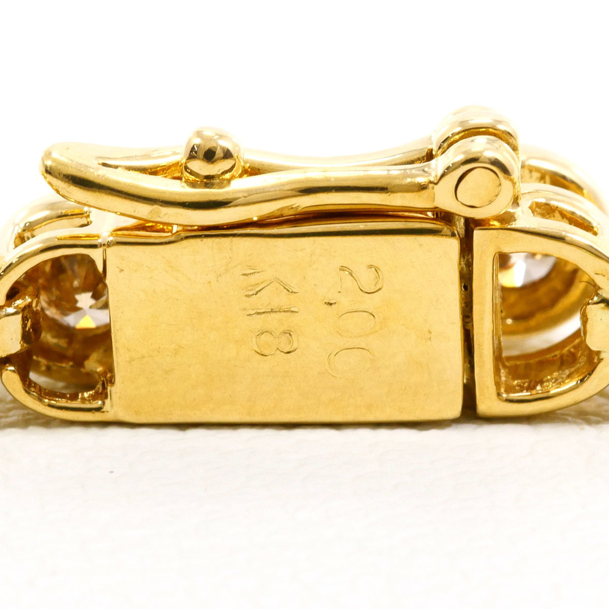 Unbranded 18K Yellow Gold Diamond Bracelet RN0001269