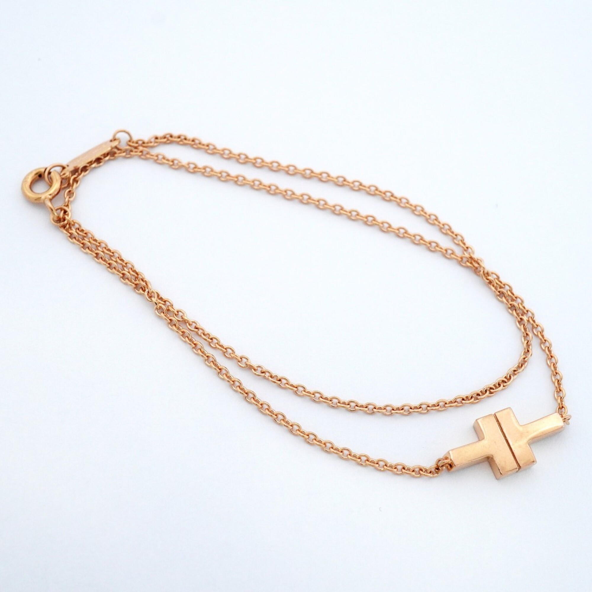 Tiffany TTWO Double Chain Bracelet RN0001274
