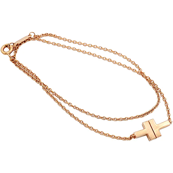 Tiffany TTWO Double Chain Bracelet RN0001274 Tiffany TTWO Double Chain Bracelet RN0001274