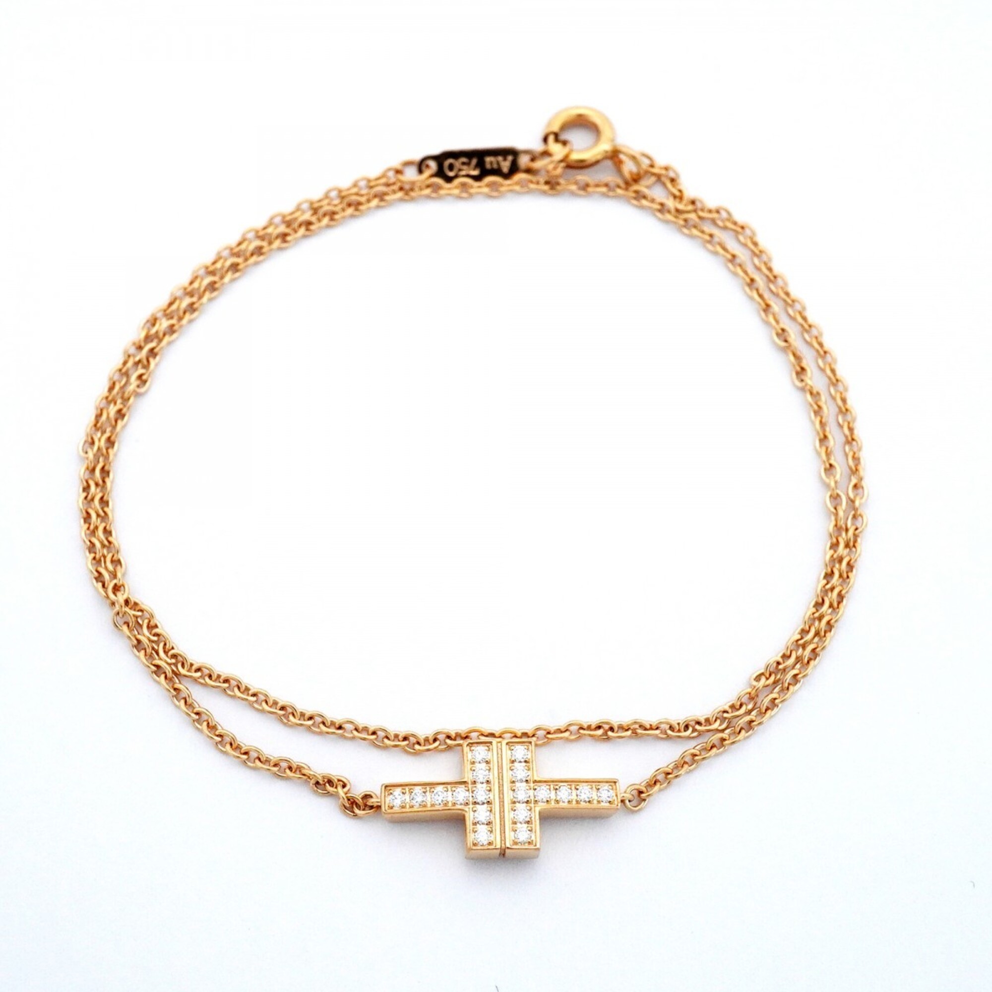 Tiffany TTWO Double Chain Bracelet RN0001274
