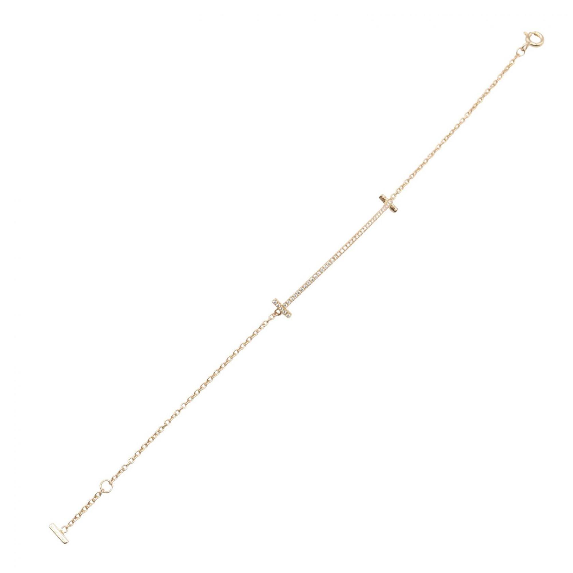 Tiffany T Smile Diamond Bracelet RN0001287