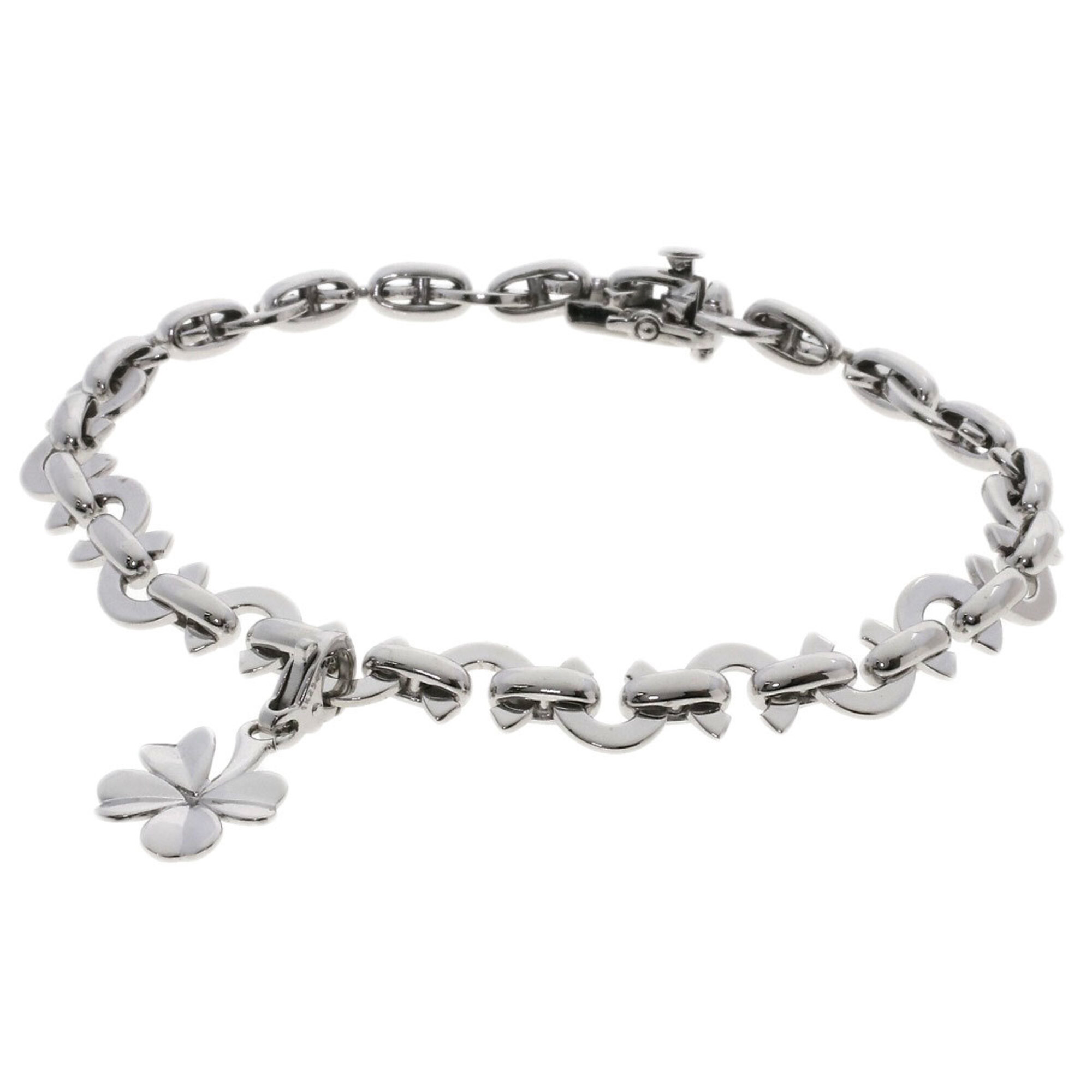 Chanel Coco C Logo Clover Charm Bracelet RN0001310