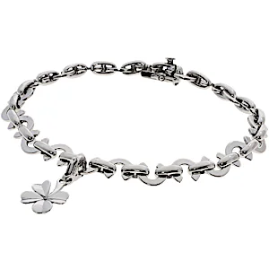 Chanel Coco C Logo Clover Charm Bracelet RN0001310 Chanel Coco C Logo Clover Charm Bracelet RN0001310