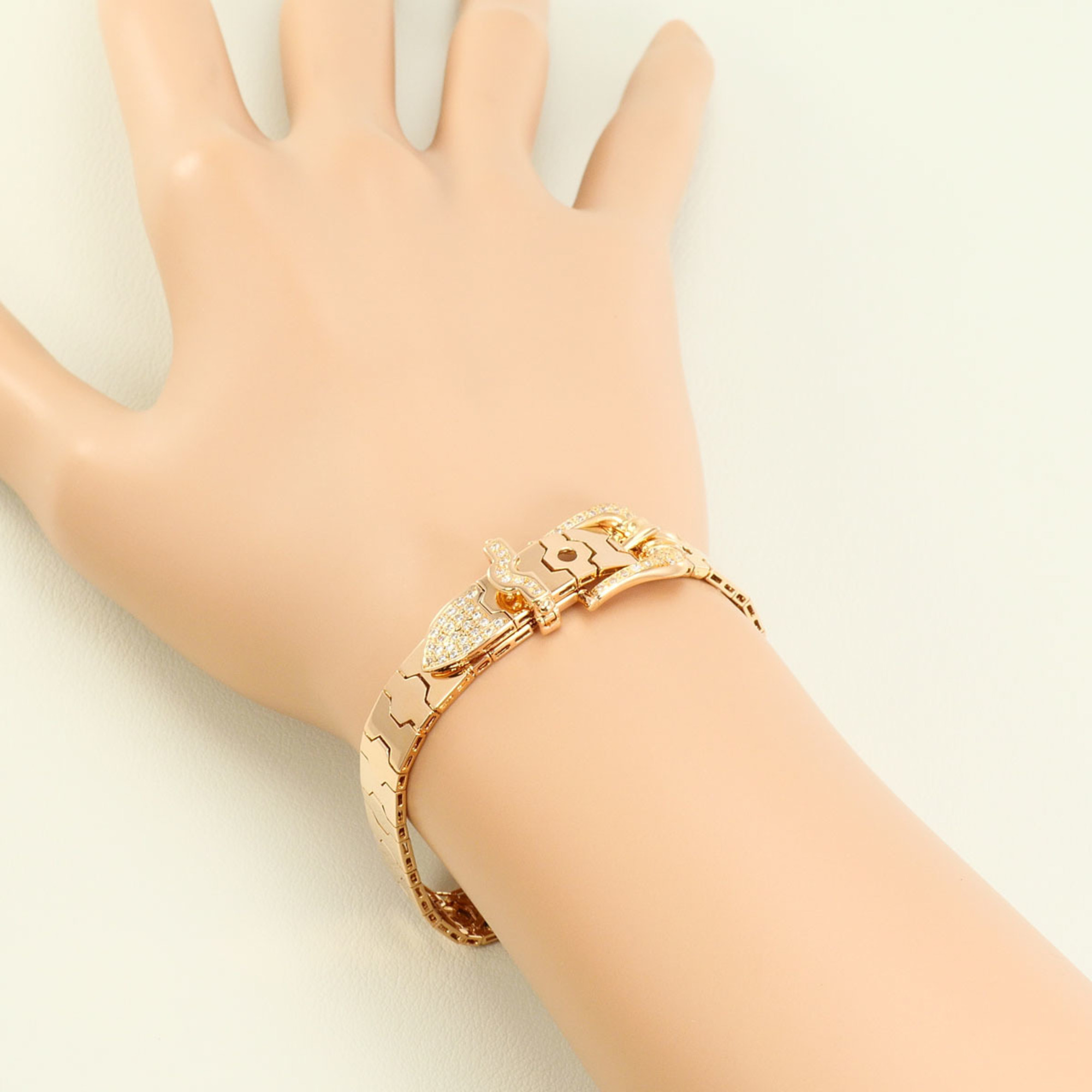 Unbranded Pink Gold Bracelet with Zirconia RN0001343