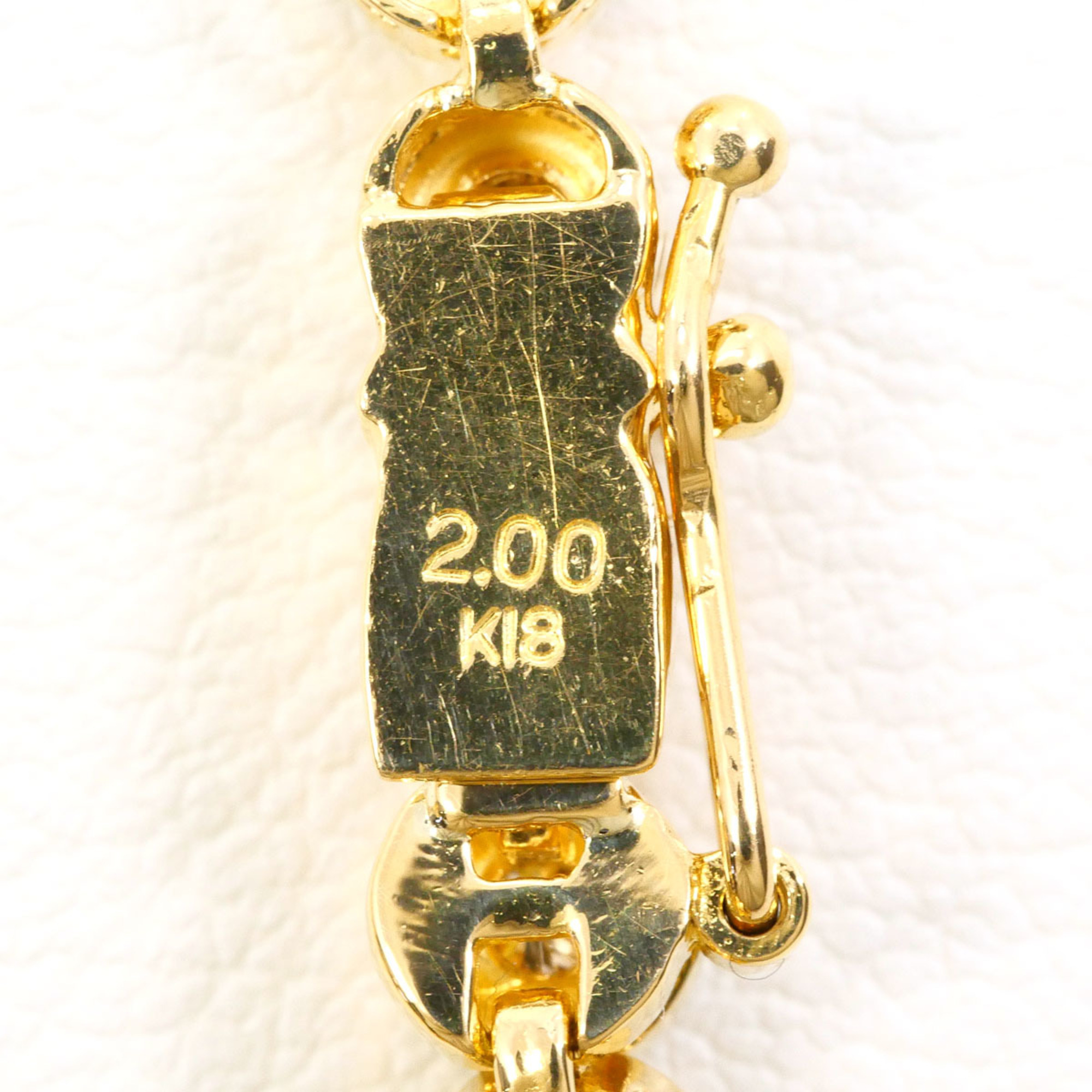 Unbranded 18K Yellow Gold Diamond Bracelet RN0001357
